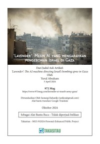 Image of Lavender’: Mesin AI yang mengarahkan pengeboman Israel di Gaza